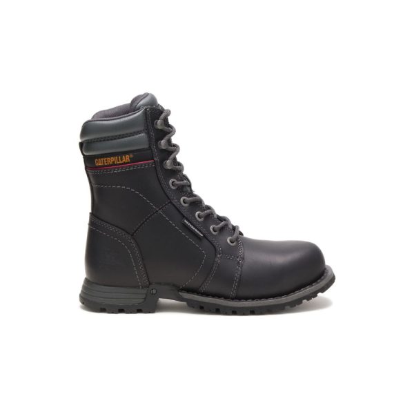 Caterpillar Echo Waterproof Steel Toe Womens Boots Black