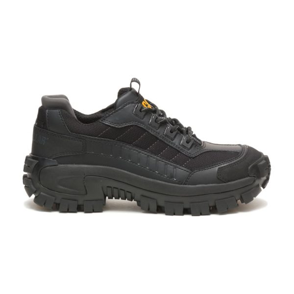 Black Caterpillar Invader Steel Toe Mens Shoes