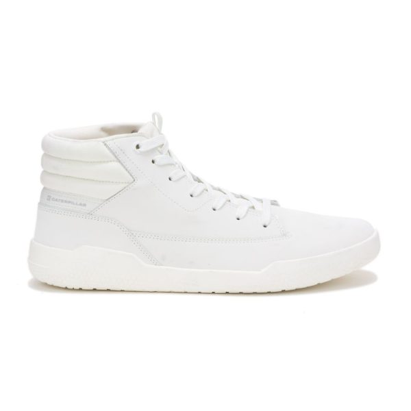 White Mens Caterpillar CODE Hex Hi Shoes
