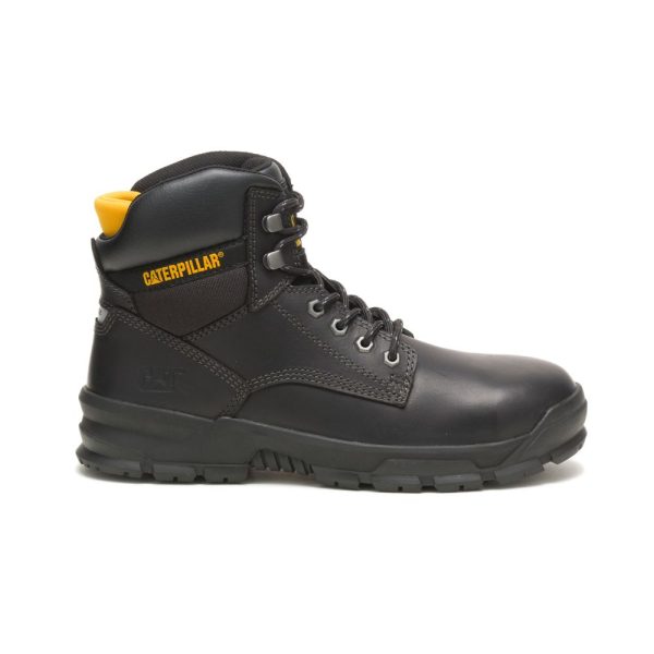 Black Caterpillar Mobilize Alloy Toe Mens Boots