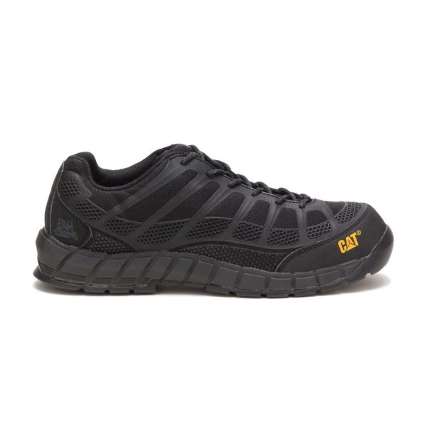 Black Caterpillar Streamline Composite Toe Mens Shoes