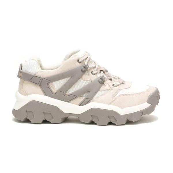 White Womens Caterpillar Reactor Shoes