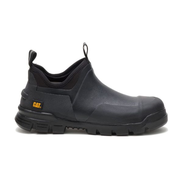 Black Womens Caterpillar Stormers Steel Toe Shoes